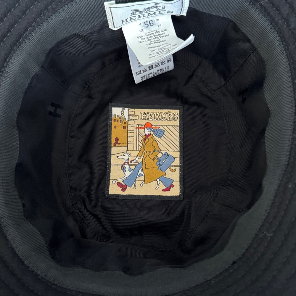 Hermès Toundra Calvi Cashmere Bucket Hat - Picture 3 of 6